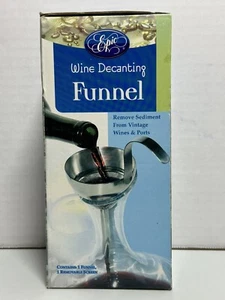 Epic Wine Stainless Steel Decanting Funnel Vintage - Picture 1 of 7