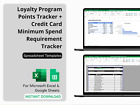 Treueprogramm Punkte-Tracker & Mindestausgaben-Anforderungstracker - Kreditkarte