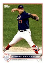 2022 Topps Opening Day #52 Stephen Strasburg NM-MT Nationals