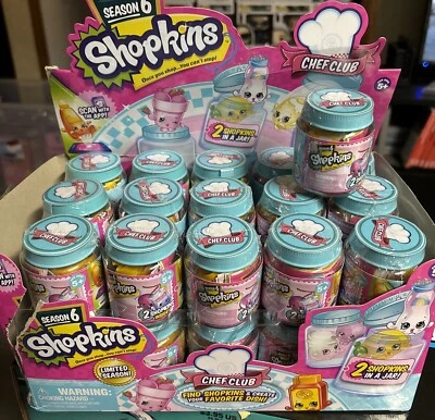 Shopkins Temporada 6: Chef Club Lote De 31 Frascos Selados Edição Limitada - Imagem 1 de 4