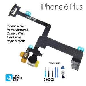 iPhone 6 Plus Power Button/Lock On/Off Switch/button & Camera Flash with Tools - Picture 1 of 5