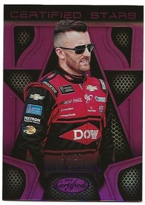 Austin Dillon 2018 Panini Certified Certified Stars Mirror Purple /10