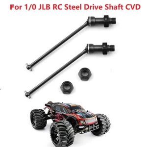 Upgrade steel Drive Shaft CVD for 1/10 JLB Racing Cheetah 11101 21101 J3 SPEED - Picture 1 of 10