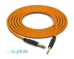 "Cable cuádruple Canare L-4E6S | oro neutro 1/4" TRS | naranja 10 pies | 10 pies | 10'" - Imagen 1 de 1