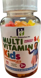 Multivitamin Gummies for Kids, 60 Gummies Vegetarian formula Gluten free - Picture 1 of 6