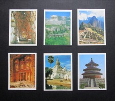 PLAYER 6 VINTAGE 1984 LARGE  TOM THUMB CIGAR CARDS  WONDERS OF THE ANCIENT WORLD