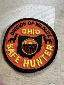 Vintage Ohio Division of Wildlife Safe Hunter Patch  - Picture 1 of 5