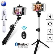 Universal Tripod Bluetooth Telescopic Handheld Selfie Stick Phone Holder Remote