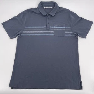 Travis Mathew Hemd Herren Extra Large Navy Streifen Leicht Golf Freizeit - Bild 1 von 7
