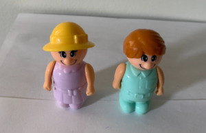 My Happy Town Figures Blue Box Toys Singapore Lot of 2 Girl Boy Vintage