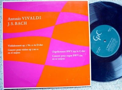 ULTRA RARE SWISS ONLY VIVALDI VIOLINKONZERT BRUNO SALVI CPC 137 10" EP  ED 1 NM - Bild 1 von 2