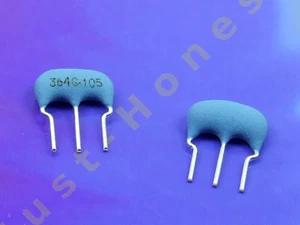 Stk. 2 x KERAMIK RESONATOR / Ceramic 3,64MHz / 3.64MHz 3 polig/pin #A811 - Imagen 1 de 1