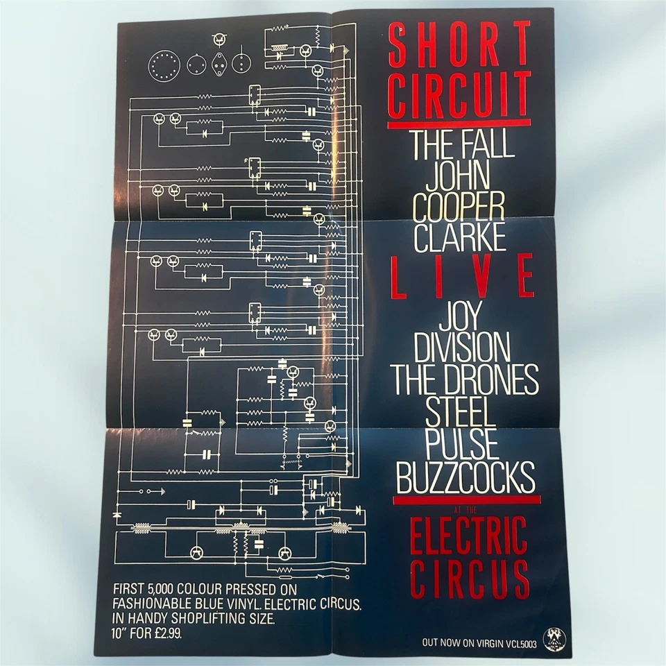 Joy Division / Short Circuit/ Buzzcocks Limited Edition 10” EP WITH RARE Poster - Image 1 of 3