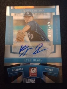 Elite 2010 edición extra Kyle Blair autógrafo Indians/749 - Imagen 1 de 2
