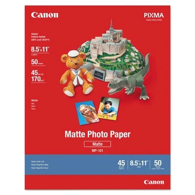 Фотобумага Canon 7981A004 Plus, матовая, 8-1/2 x 11 (упаковка из 50 листов) - Изображение 1 из 2