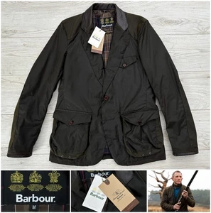 BNWT Barbour Beacon Waxed Jacket as Worn by 007 James Bond in Skyfall, Medium M - Picture 1 of 24