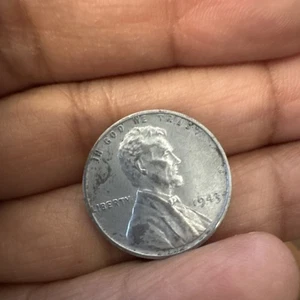1943 Steel Lincoln Wheat Cent Penny - Bild 1 von 6