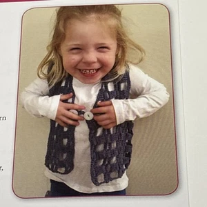 Best Vest Child Size Crochet Pattern Cards Pages - Picture 1 of 4