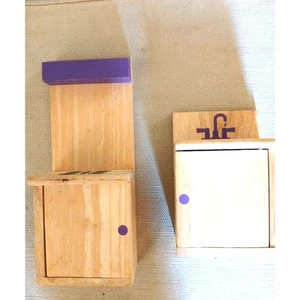2003 Geoffrey Holz Puppenhaus Möbel Küche Set Maßstab 1:6 Modepuppe Größe - Bild 1 von 4