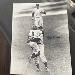 Signed Don Larsen Perfect Game 11x14 Photo Signed New York Yankees Hugging Berra - Picture 1 of 7