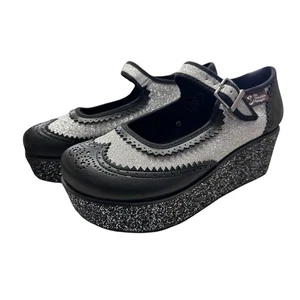 Chocolaticas Heiße Schokolade Designs Doppel Creme Glitzer Mary Janes Größe 5 Neu mit Etikett - Bild 1 von 5