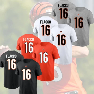 SALE HOT! Joe Fla.cco #16 Cin.cin.nati Bengals 2025 Name & Number Gift For Fans - Image 1 of 4