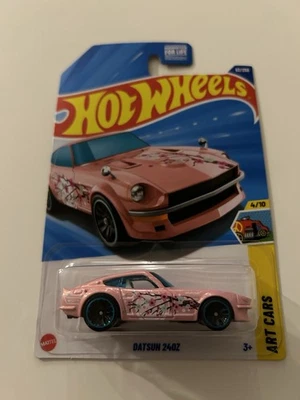 New Hot Wheels 2025 Case N Art Cars 4/10 Datsun 240Z Pink 2 Pack Lot - Image 1 of 2