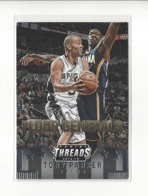 2014-15 Panini Threads Floor Generals #4 Tony Parker Spurs - Image 1 of 2
