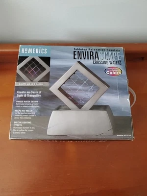 Desktop Fountain Homedics EnviraScape Crossing Waters Illuminated - Image 1 of 4