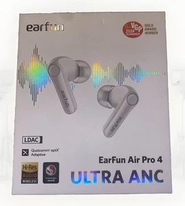 Auriculares inalámbricos EarFun Air Pro 4 Ultra ANC en blanco TW600 52 horas Snapdragon C2 - Imagen 1 de 11