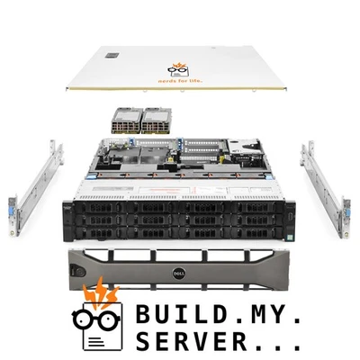 Dell PowerEdge R730xd Server 2x E5-2697Av4 2.60Ghz 32-Core 384GB RAM Rails Host - Image 1 of 4