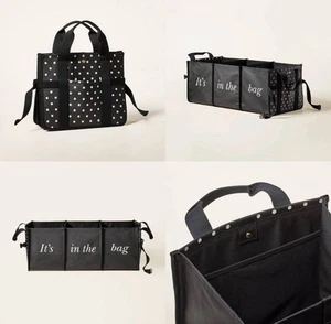 Bolso de Mano Organizador Coche Kate Spade 🖤✨ Target Lunares Lona Nueva York - Imagen 1 de 5