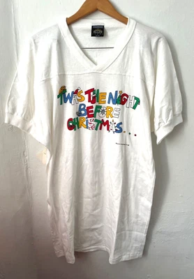 Новый с Ярлыками ВИНТАЖНЫЙ 1988 ночь перед Рождеством Рождественская ночная рубашка один размер Nordstrom - Изображение 1 из 4