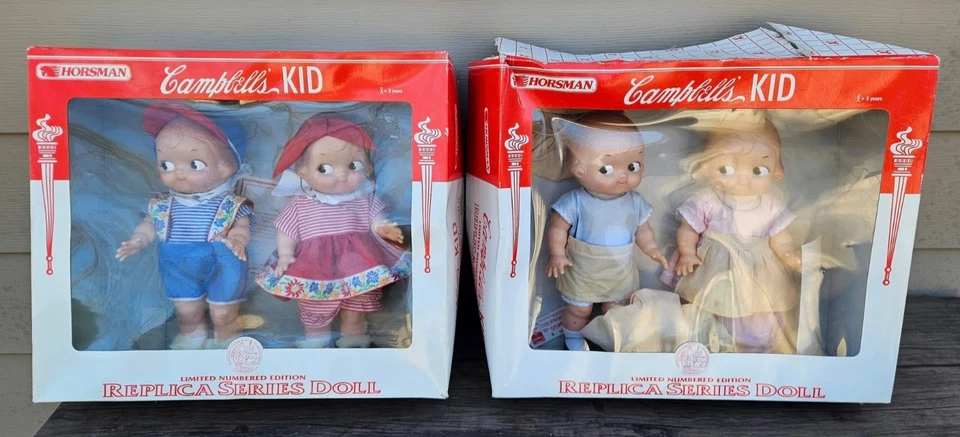 Horsman Campbell's Kids 1997 Chef Dolls 12 Inch Limited Edition