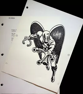 Biblia de personajes de varias series de la década de 1980 The Beetle Marvel Productions Company 2 páginas - Imagen 1 de 3