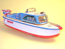 Tin Plate 3687 Cabin Cruiser "ROSEMARIE" by Marusan Japan in very good condition