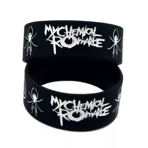 Rock Band Music Bracelets - My Chemical Romance Silicone Bracelet Punk Wristband - Picture 1 of 10