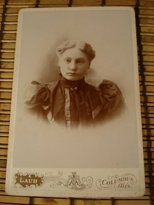 Vintage Foto - Unbekannte Frau - Kabinettkarte - Bild 1 von 2