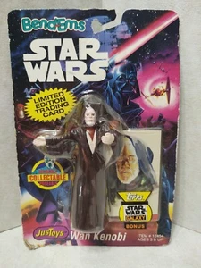 Justoys Star Wars Obi Wan Kenobi Topps Galaxy Trading Card 1993 Bendems - Picture 1 of 5