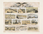Print: 1862 Campaign Sketches, 24 Regiment, New Jersey Vols., 1862