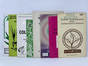 Herbal Natural + New Age Healing Vintage Original Booklet Lot 1970s 1980s - Picture 1 of 16
