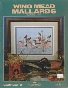 WING MEAD MALLARDS Cross Stitch Pattern Leaflet - Picture 1 of 1