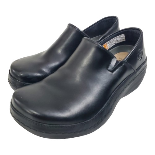 TIMBERLAND PRO scarpe donna taglia 5 5 zoccoli da infermiera in pelle nera 39689