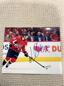 Lars Eller Signed Autographed Washington Capitals 8x10 Photo #20 NHL Cup Champ - Picture 1 of 3