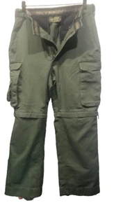 BSA BOY SCOUTS OF AMERICA CANVAS CONVERTABLE ZIP OFF PANTS SHORTS SIZE 30 X 28 - Picture 1 of 5