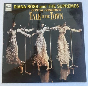 Diana Ross &The Supremes 'Live' At London's Talk Of The Town Stereo UK LP MotowN - Picture 1 of 1