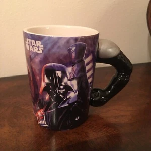 Star Wars Galerie Darth Vader coffee mug Ceramic Black Arm Handle - Picture 1 of 12