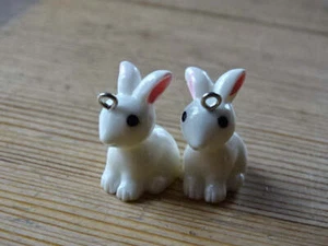 'Some Bunny Loves You' lindos colgantes de resina - Imagen 1 de 3