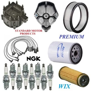 Tune Up Kit Filters Cap Wire Plugs For OLDSMOBILE CUSTOM CRUISER 5.0L 1980-1984 - Picture 1 of 1
