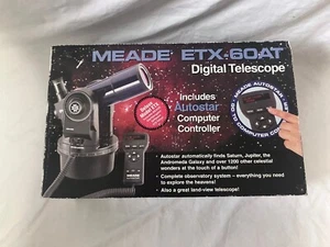 Meade ETX-60 AT Refractor Telescope in box with controller - Picture 1 of 11